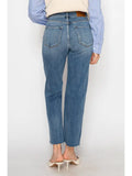 Lucie High Rise Straight Leg Jeans