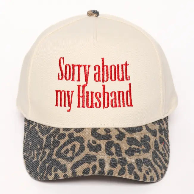 Sorry About my Husband Leopard