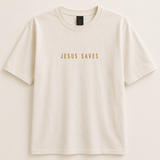 Jesus Saves Oversized Tee