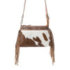 Wild Mirage Hairon Leather Bag with Fringes