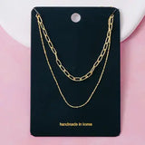 Double Layered Chain Necklace