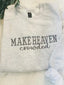 Make Heaven Crowded Embroidered Sweatshirt