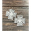Concho Earrings- 4 Square Sides