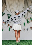Game Day Football Lt Gray Sweatshirt