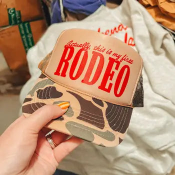 Actually First Rodeo Hat