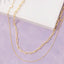Double Chain Layered Necklace