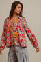 Floral Woven Printed Top