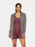 Oversized Mineral Waffle Jacket