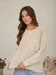 Washed Pocket Long Sleeve Top Khaki