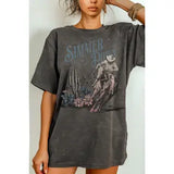 Simmer Down Oversized Mineral Graphic Tee