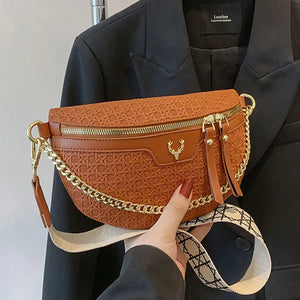 Woven Fanny Pack Belt Bag