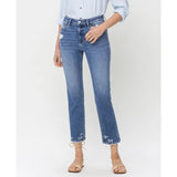 Evie High Rise Slim Straight Jeans