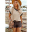 Contrast Trim Sweater Top