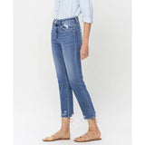 Evie High Rise Slim Straight Jeans