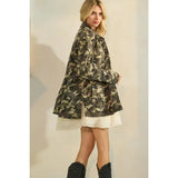 Oversized Camo Denim Jacket