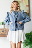 Ruffle Detail Jacket